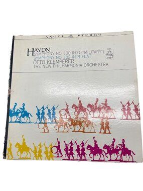 Haydn Symphony No. 100 & 102 Vinyl LP By Otto Klemperer Angel Stereo 36364